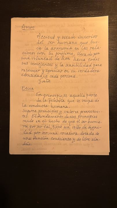 Manuscrito sobre el amor y la ética